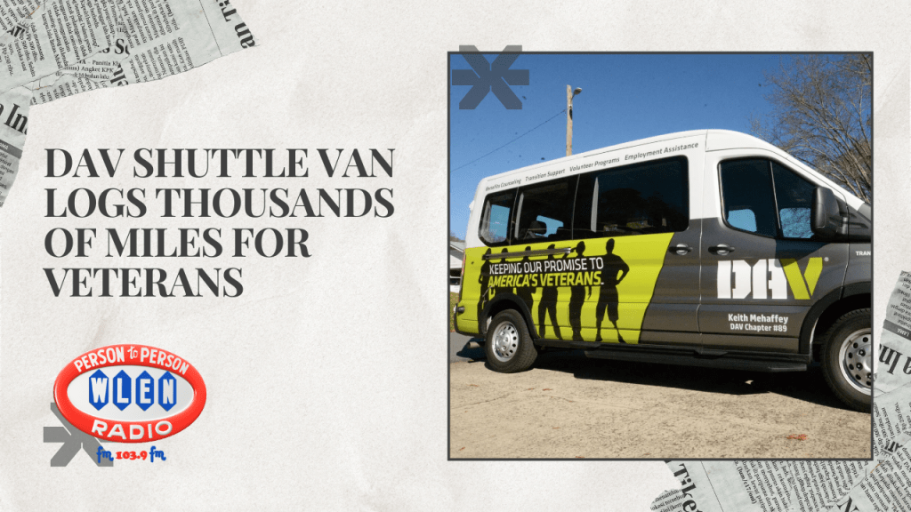 DAV Shuttle Van Logs Thousands of Miles for Veterans