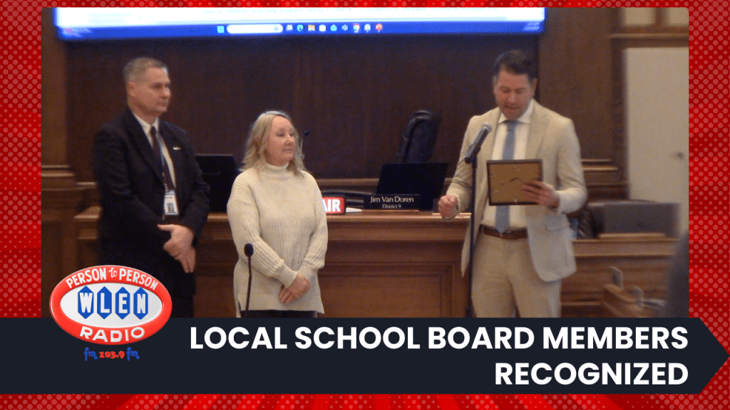 Local school board members recognized