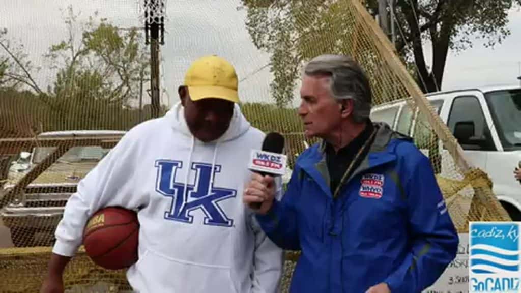 Kyle Macy Hitting Free Throws WKDZ Radio