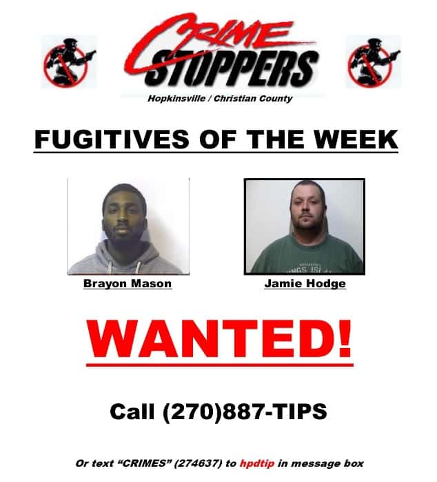 Crime Stoppers Fugitives Of The Week | WKDZ Radio