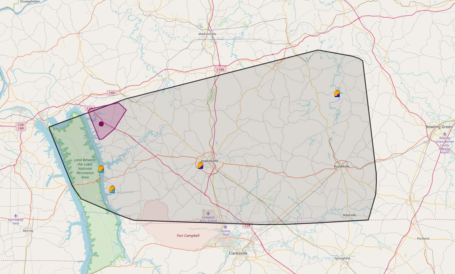 Pennyrile Electric Reports Power Outage At Hopson Substation | WKDZ Radio