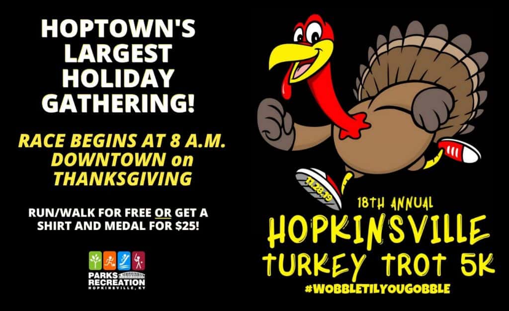 Annual Turkey Trot 5K In Hopkinsville Thursday WKDZ Radio