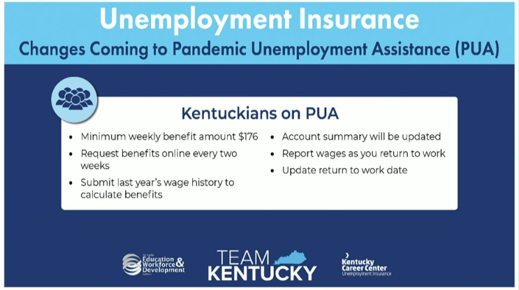 Changes Coming For Ky Pandemic Unemployment Assistance Recipients Wkdz Radio