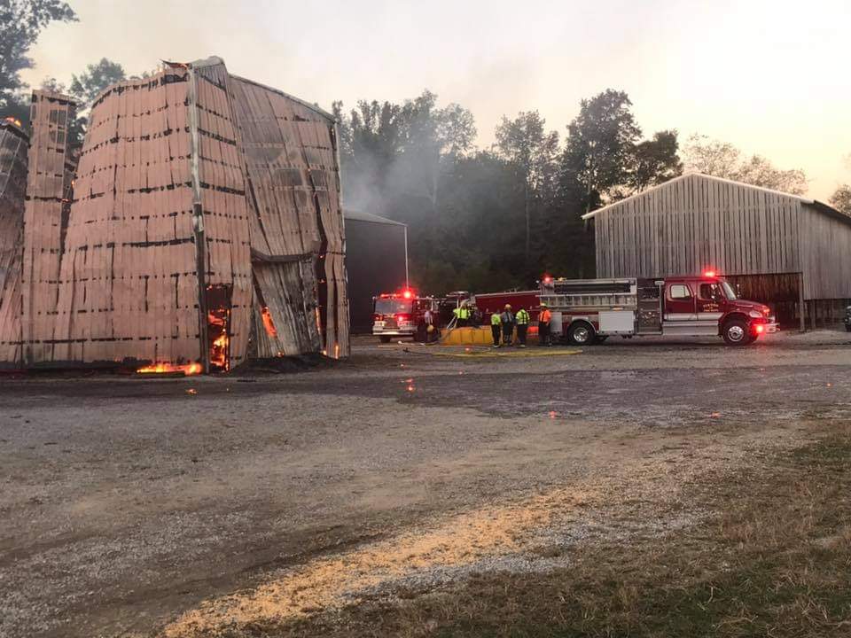 Elkton Barn Destroyed In Tuesday Fire WKDZ Radio