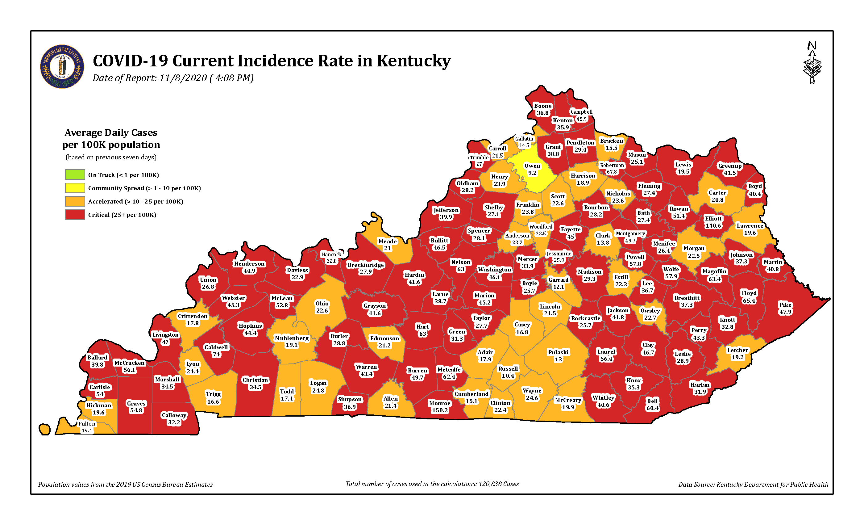 Kentucky Enters Third Week of RecordHigh COVID19 Cases WKDZ Radio