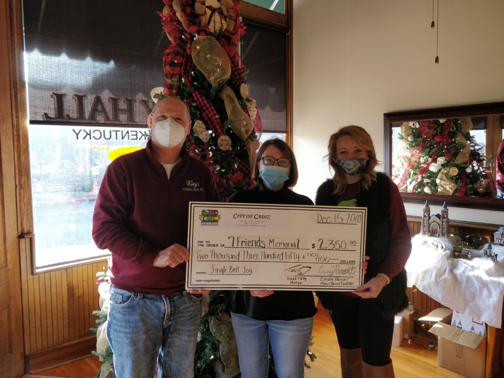Cadiz Presents Jingle Bell Jog Proceeds To Seven Friends w/VIDEO - Vimarsana News