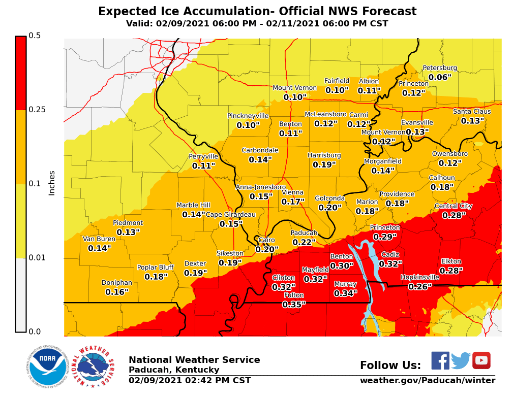 Ice Storm Warning Issued For Wednesday And Thursday | WPKY