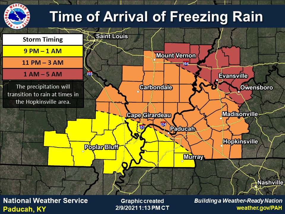 Ice Storm Warning Issued For Wednesday And Thursday WPKY