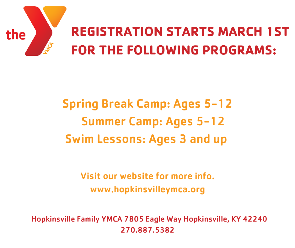 Hopkinsville YMCA Registrations WKDZ Radio