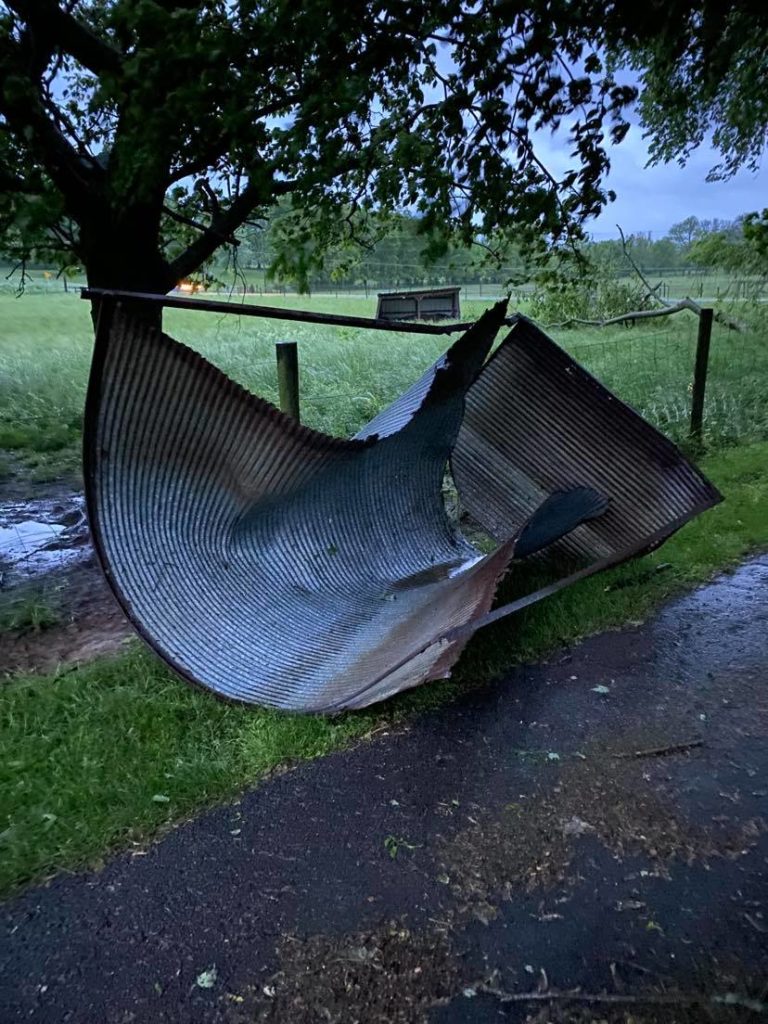 PHOTOS Tuesday Morning Storm Damage WHVOFM
