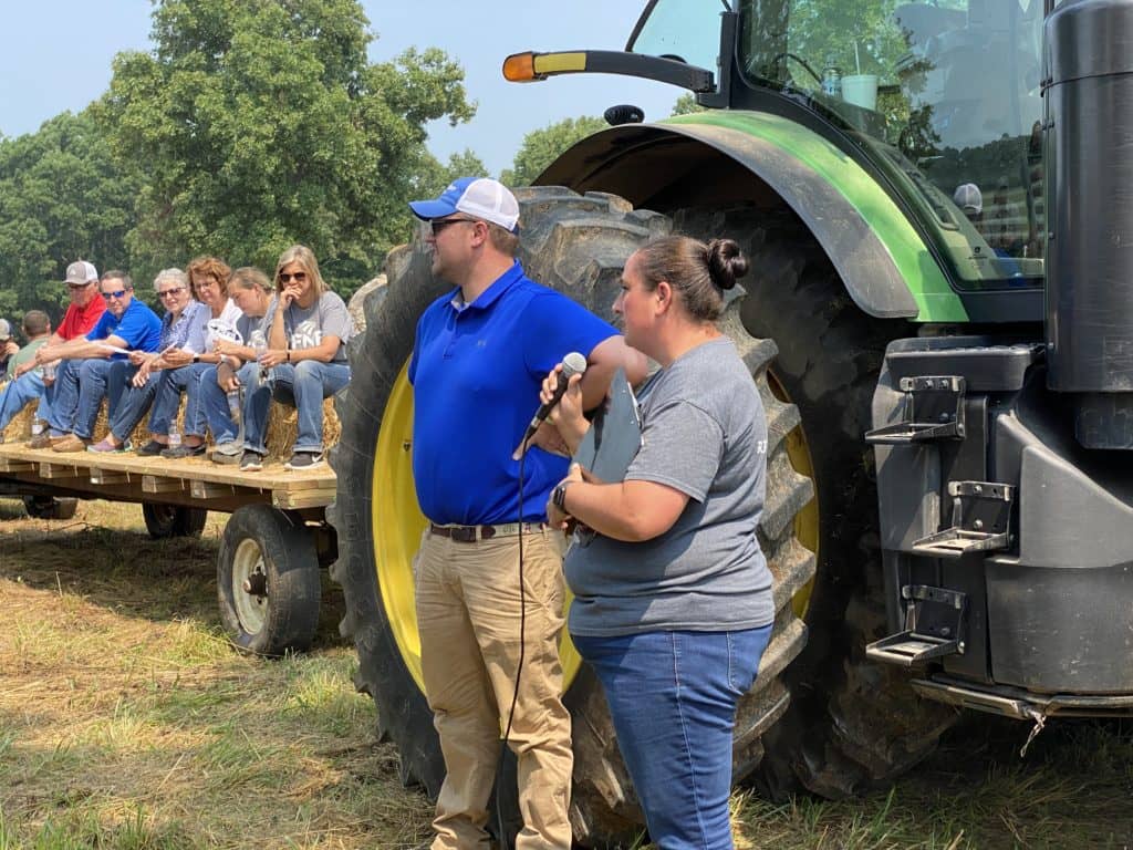 VIDEO Trigg County Farm Tour History Of River Bend Farms Part WKDZ Radio