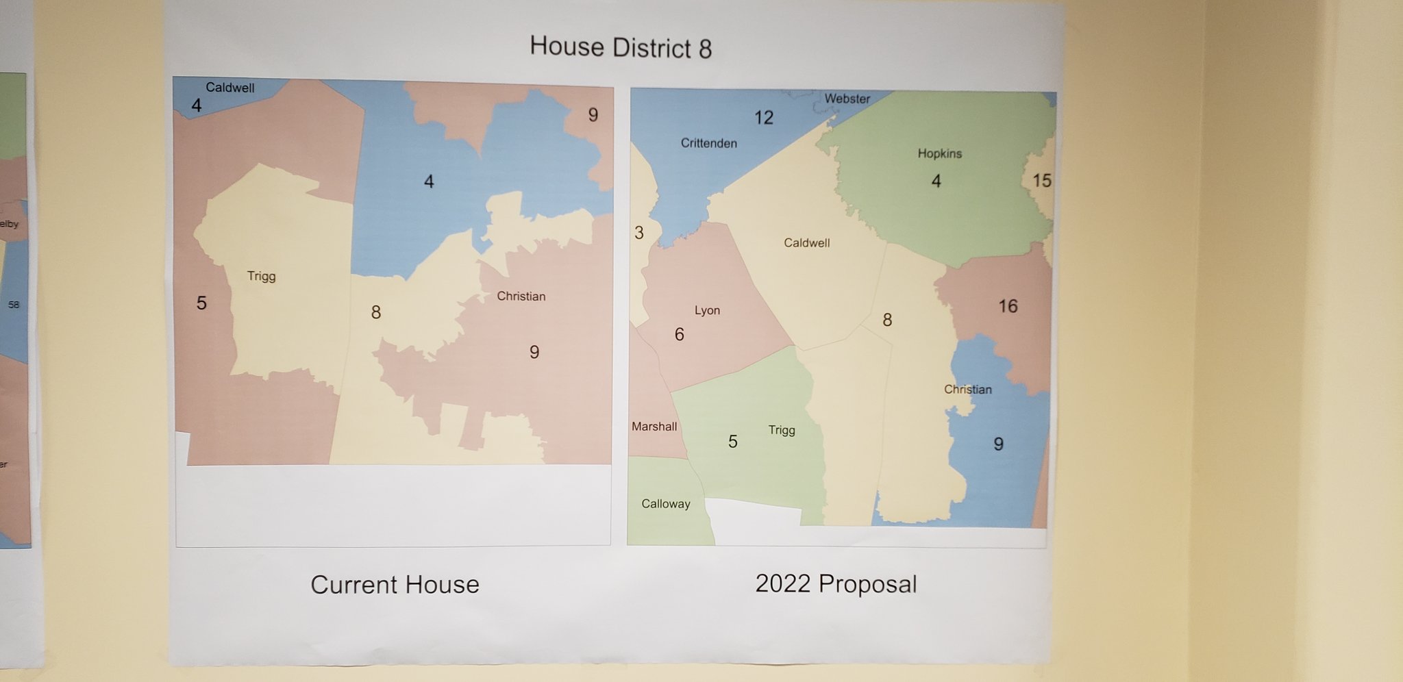 Kentucky House Of Representatives Unveil Redistricting Plan WPKY