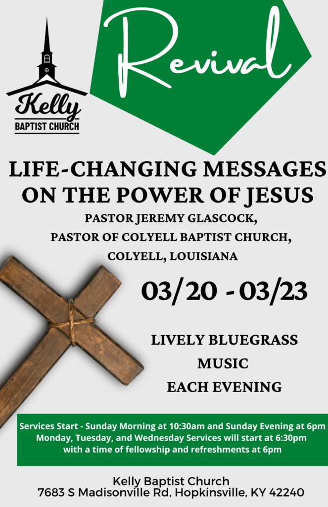 Kelly Baptist Revival WKDZ Radio