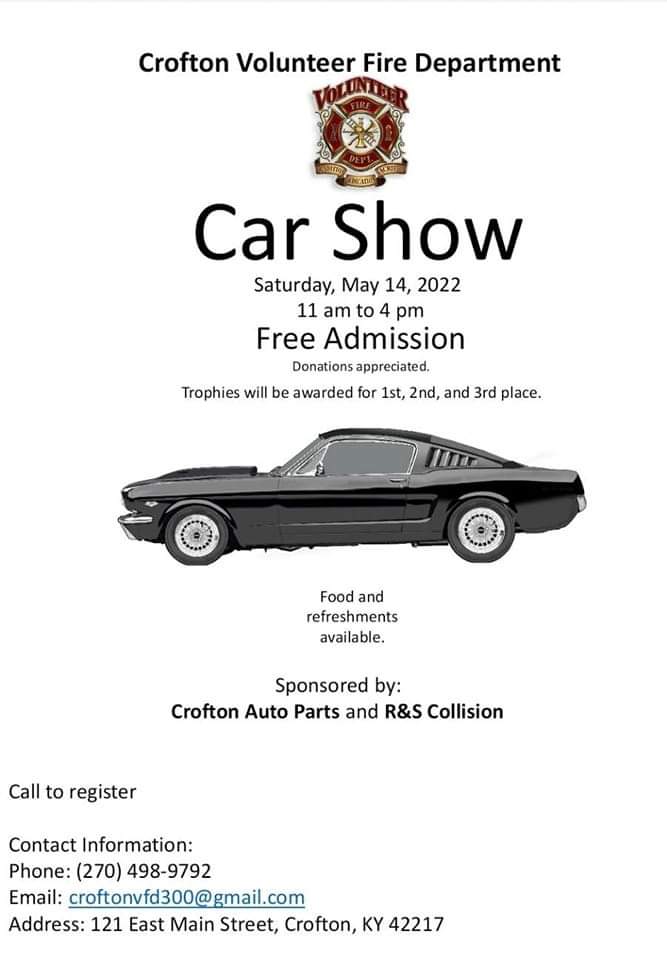 Crofton Volunteer Fire Department Car Show WKDZ Radio