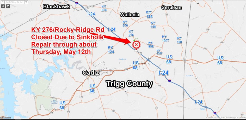 Sinkhole Closes Rocky Ridge Road - Vimarsana News