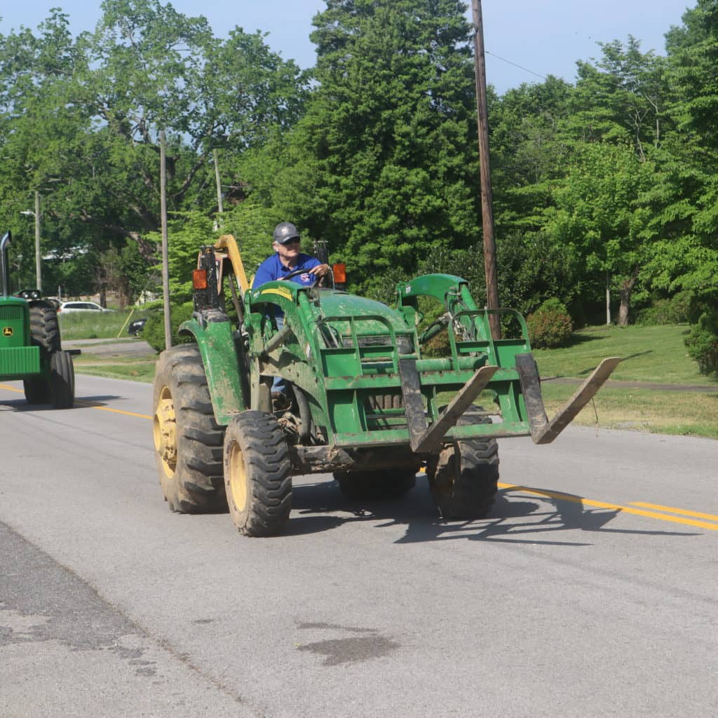 Lafayette Tractor Parade WKDZ Radio