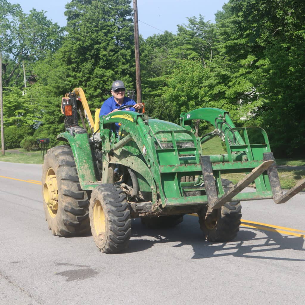 Lafayette Tractor Parade WKDZ Radio