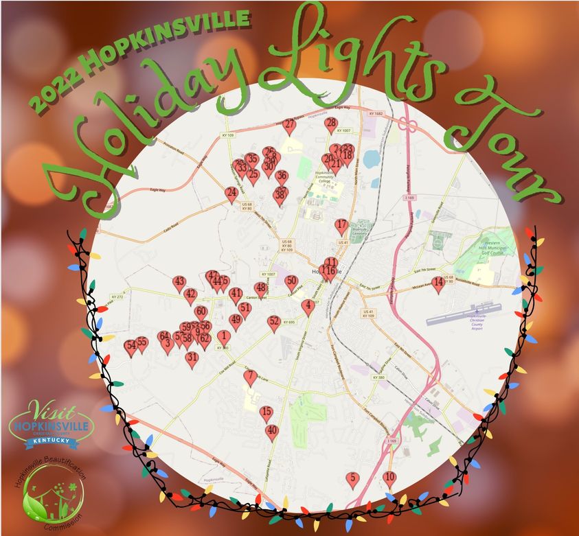 Hopkinsville Beautification Holiday Lights Competition WKDZ Radio