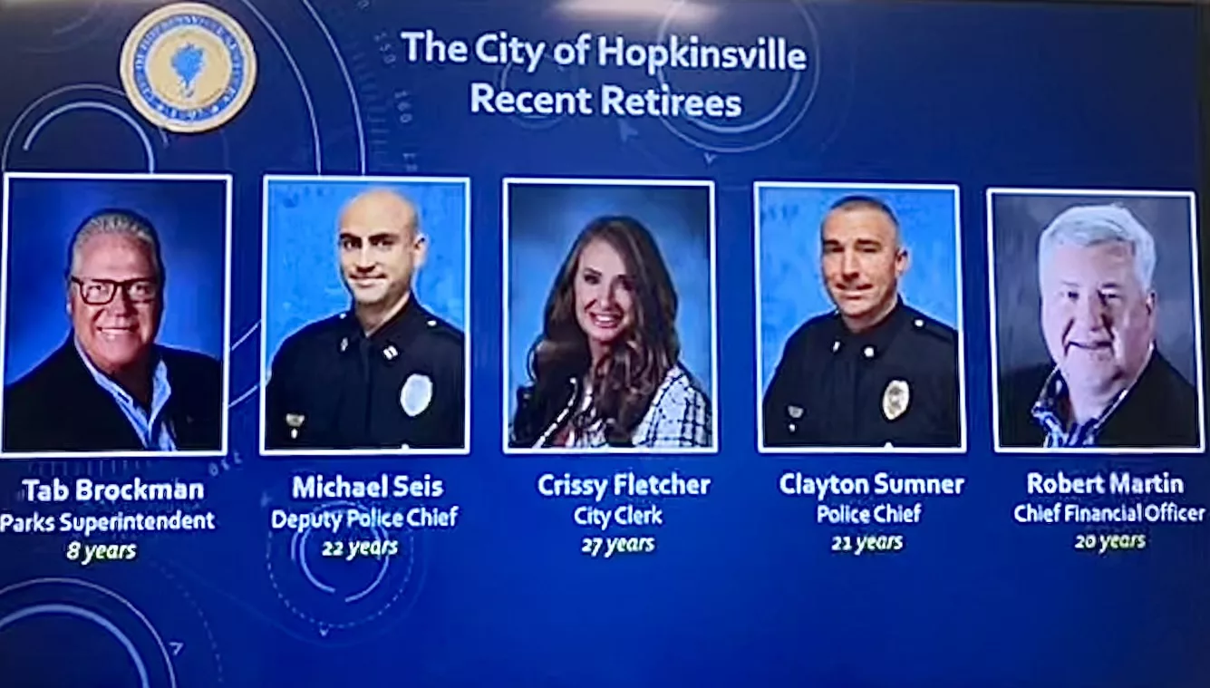 City of Hopkinsville Officials Celebrate Retirement | WKDZ Radio