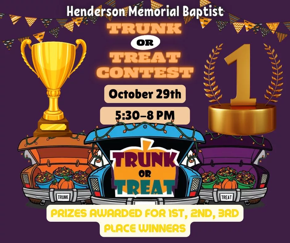Henderson Memorial Baptist Church Fall Fest/ Trunk or Treat WKDZ Radio