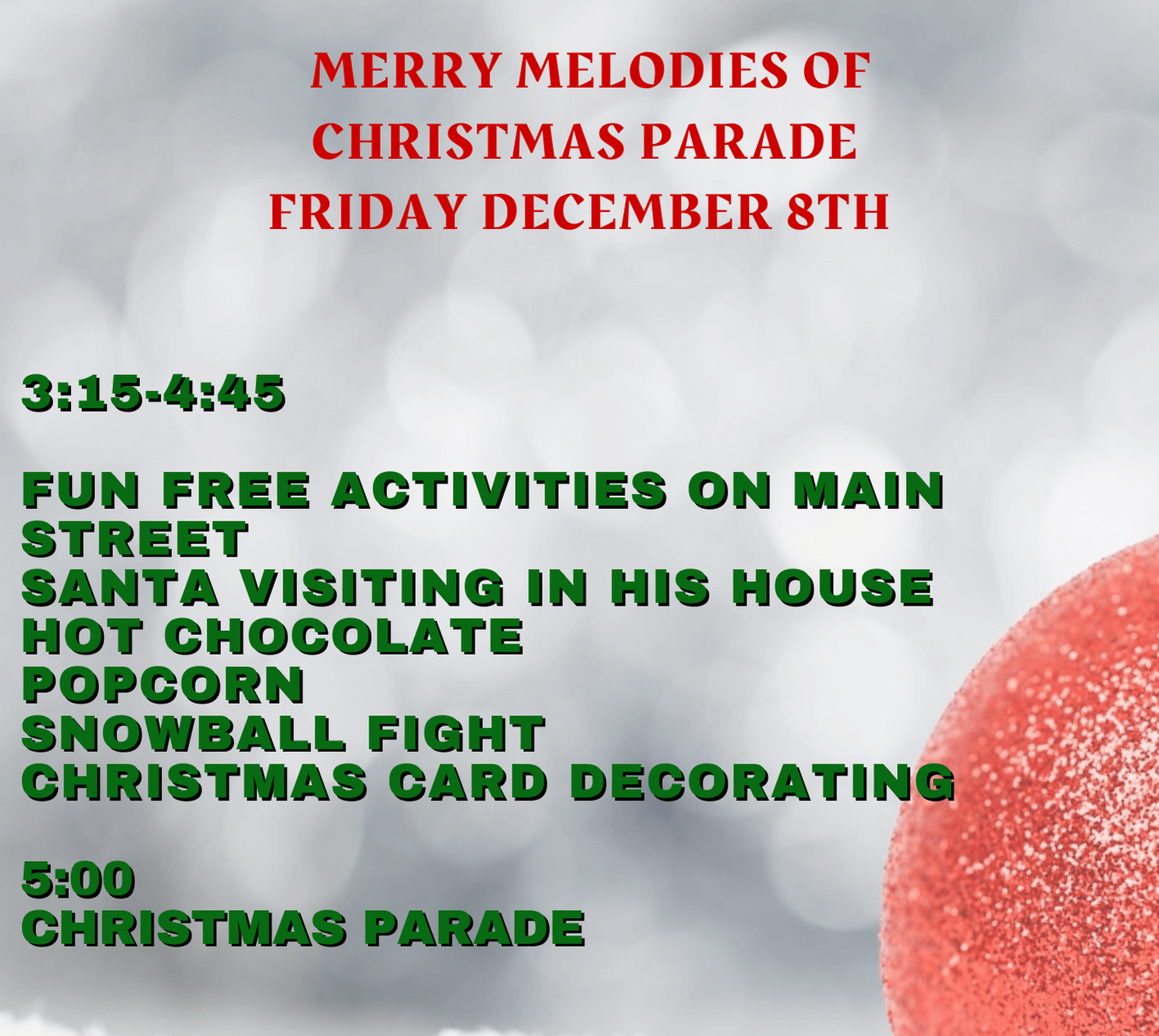 UPDATEDCaldwell Chamber Christmas Parade WKDZ Radio