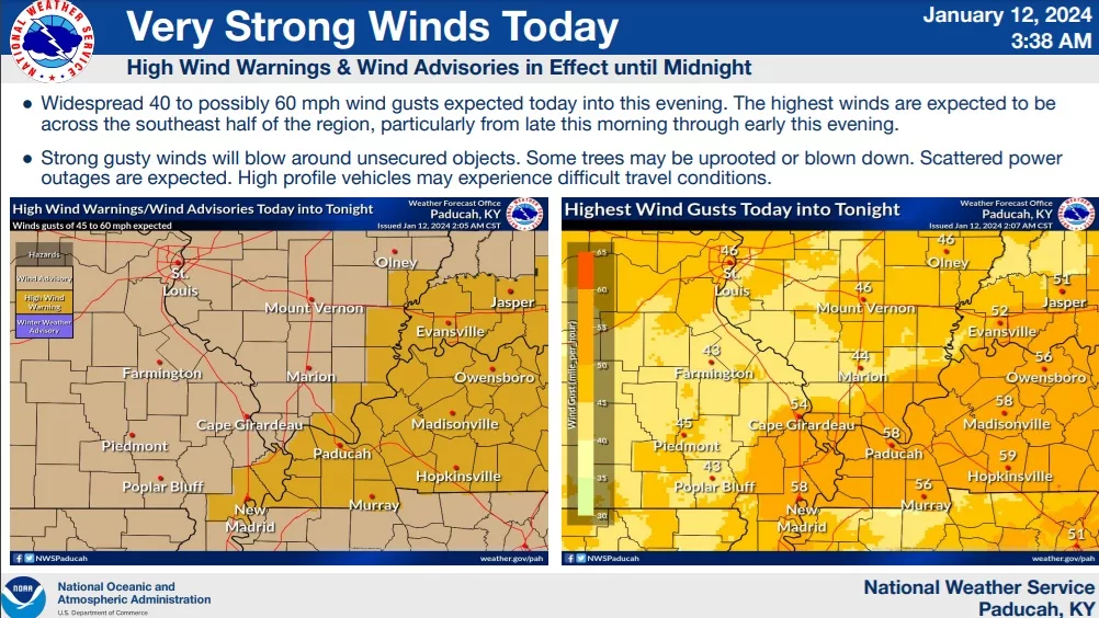 High Wind Warning Issued For Friday, Dangerous Cold Temperatures Coming