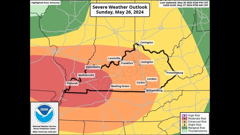 Sunday Night Storms Feature Heightened Tornado Threat - Vimarsana News