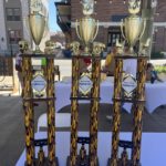 Squealin' on the Square trophies