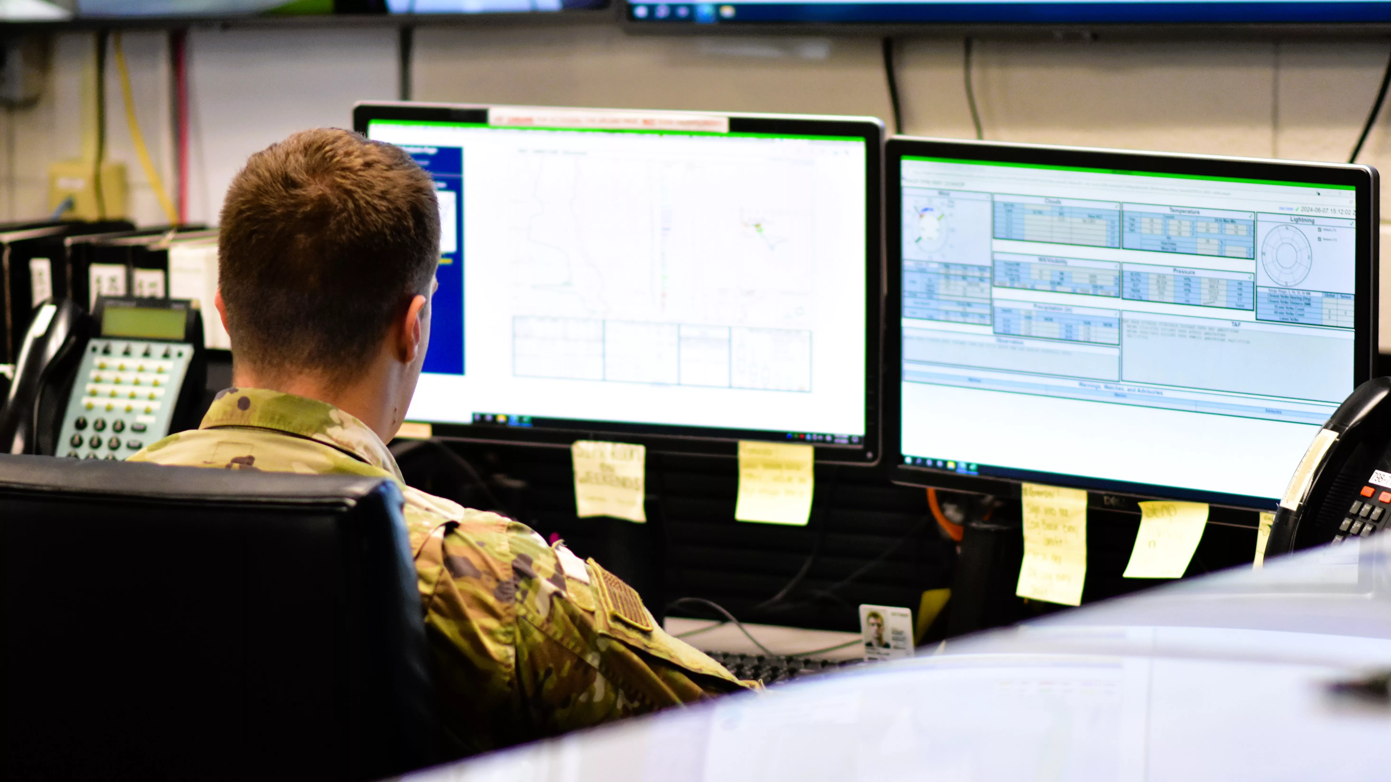 18th Combat Weather Squadron Delivers Fort Campbell Weather WKDZ Radio