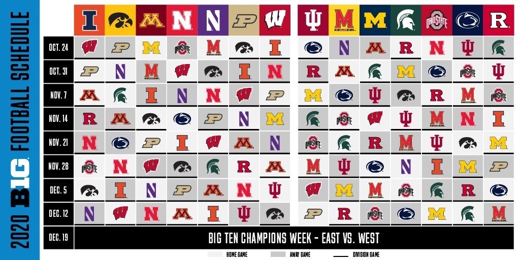 Revised 2020 Hawkeye football schedule released The Mighty 1630 KCJJ