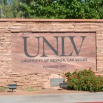 Las Vegas^ Nevada - July 4 2020: UNLV Sign