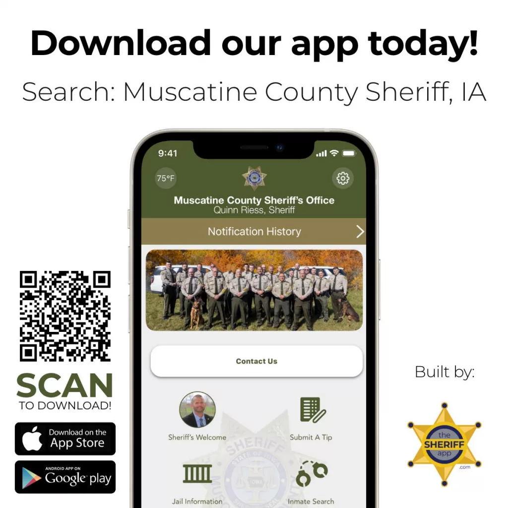 Muscatine County Sheriff's Office Releases Official App | The Mighty ...