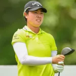 Yuka Saso of Japan tees off during at hole 1 the Honda LPGA Thailand 2022 Round1 at Siam Country Club Pattaya Old Course on March 10^ 2022 in Chonburi^ Thailand