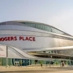 Rogers Place Arena in Canadian Alberta^ home of the Edmonton Oilers (NHL) Edmonton^ Canada - July 22^ 2017