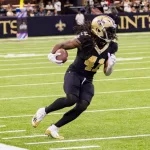 41 ALVIN KAMARA JACKSONVILLE JAGUARS VS NEW ORLEANS SAINTS WEEK 7 OCTOBER 19^ 2023 CAESARS SUPERDOME NEW ORLEANS LOUISIANA