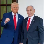 President Donald J Trump welcomes Israeli Prime Minister Benjamin Netanyahu to the White House. Washington^DC^ United States^ April 7 2025