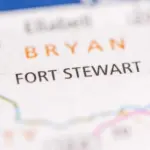 MAP DEPICTING Fort Stewart. Georgia. USA