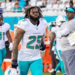 25 XAVIEN HOWARD CB MIAMI DOLPHINS VS JACKSONVILLE JAGUARS PRE SEASON WEEK 3 AUGUST 26^ 2023 EVERBANK STADIUM JACKSONVILLE FLORIDA