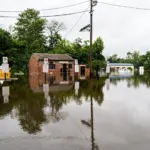 Flooding in Mount Holly NJ: Mount Holly^ NJ / USA June 20 2019