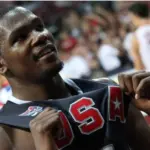 Kevin Durant celebrates winning the Gold in FIBA World Championship Final between USA and Turkey on September 13^ 2010 in Istanbul