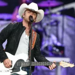 Justin Moore performs onstage at the 2015 FarmBorough Festival - Day 2 at Randall's Island on June 27^ 2015 in New York City.