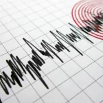 Seismograph and earthquake.A seismograph records the seismic activity of an earthquake