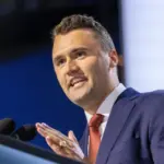 Turning Point USA CEO Charlie Kirk at the Republican National Convention. Milwaukee^ Wisconsin - July 15^ 2024