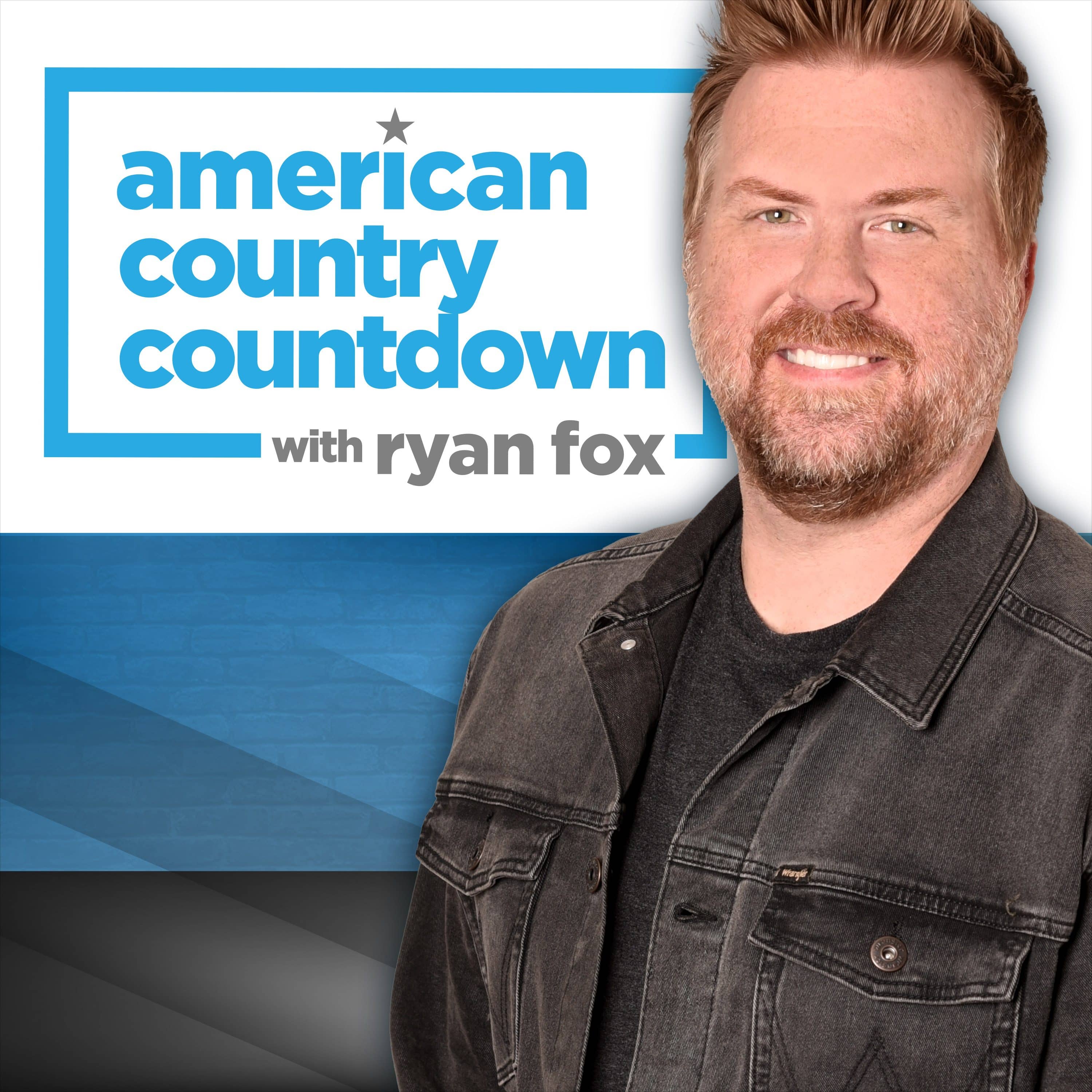 American Country Countdown with Ryan Fox 6p to 10p Saturdays on Kkountry 95