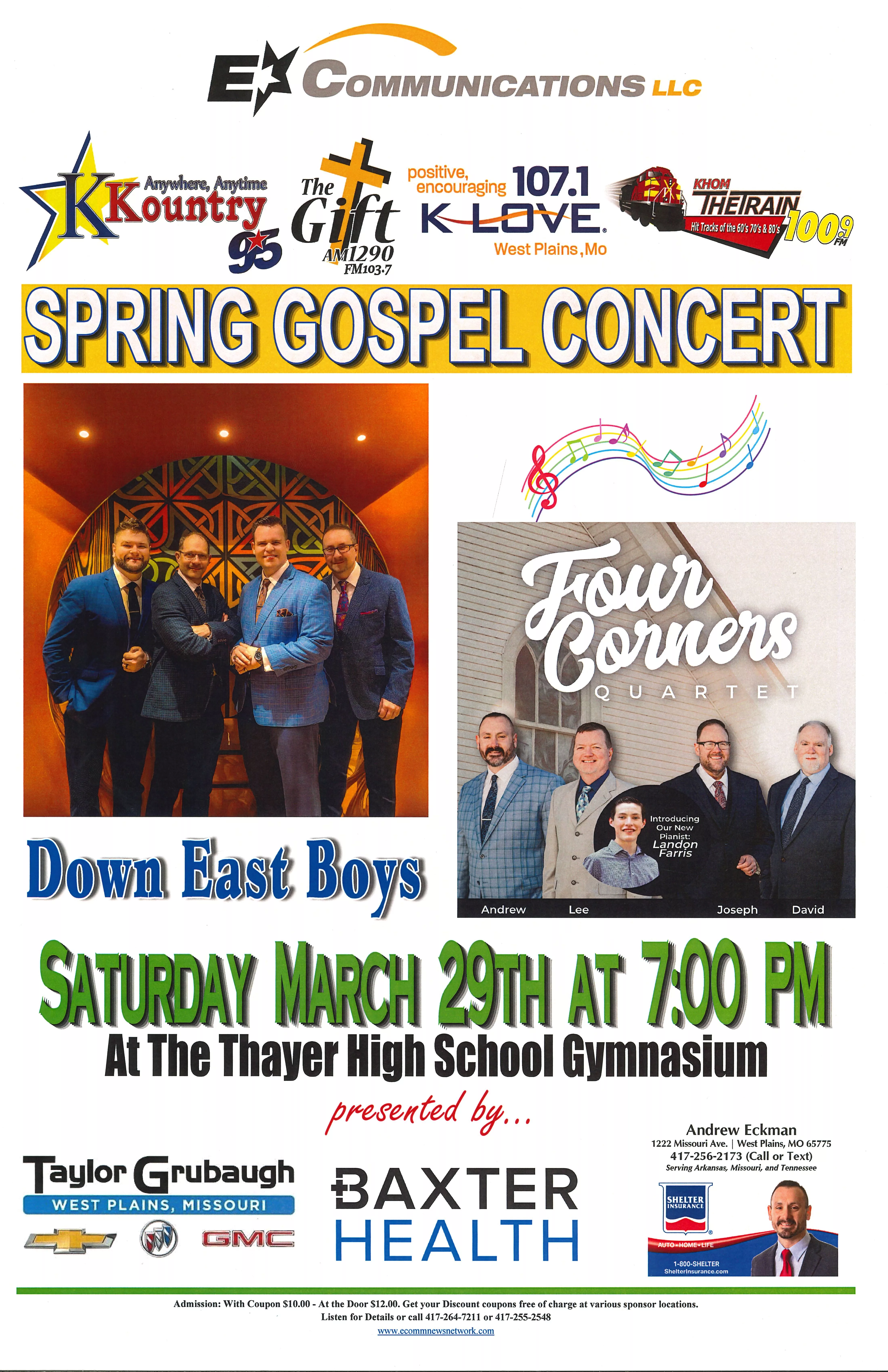 SPRING GOSPEL CONCERT CLICK BELOW  FOR MORE