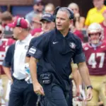 Mike Norvell Alabama Crimson Tide vs Florida State Seminoles August 30^ 2025 Doak Campbell Stadium Tallahassee Florida