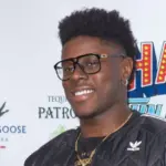 David Njoku - arrives at the 2019 SHAQ FUN HOUSE on February 1st^ 2019 in Atlanta Georgia USA