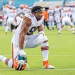 Myles Garrett Cleveland Browns Jacksonville Jaguars TIAA Bank Field Jacksonville Florida August 12^ 2022
