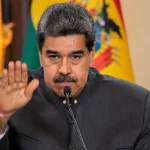 Venezuelan President Nicolás Maduro participates in a press conference at the Miraflores Palace^ the seat of government of Venezuela. Caracas^ Venezuela; April 20 2023