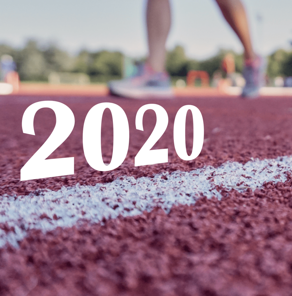 Track runner passing 2020 text